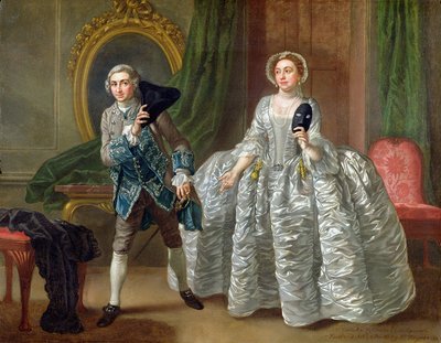 David Garrick e Mrs Pritchard in 