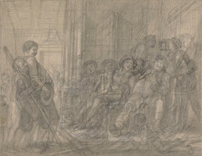 Falstaff ispeziona le reclute da Francis Hayman