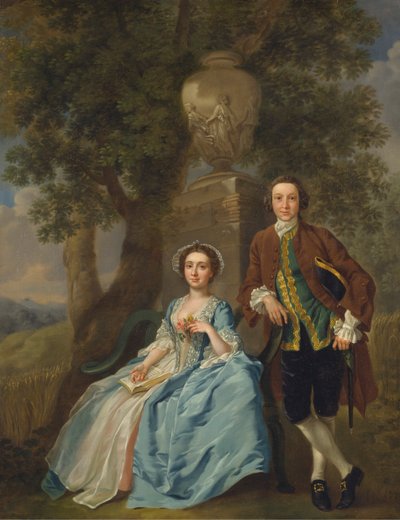 George e Margaret Rogers da Francis Hayman