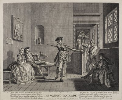 La locandiera di Wapping, 1743 da Francis Hayman