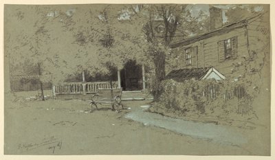La vecchia casa Hopkinson, Bordentown, NJ da Francis Hopkinson Smith