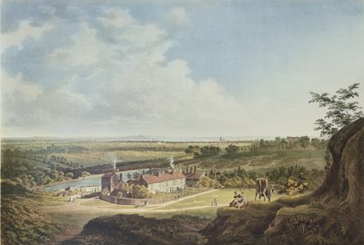 Una vista di Hampstead Heath verso Londra, 1804 da Francis James Sarjent