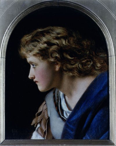 Testa di una Ragazza da Francis John Wyburd