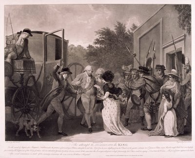 Tentativo di assassinio del re Giorgio III, 1786 da Francis Jukes