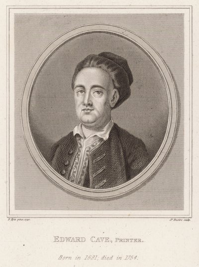 Edward Cave, stampatore, nato nel 1891, morto nel 1754 da Francis Kyte