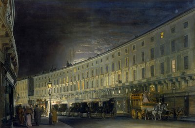 Il Quadrante di Regent Street di notte da Francis LM Forster