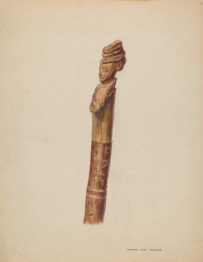 Testa o Manico di Bastone da Francis Law Durand