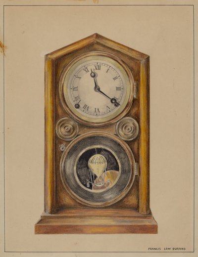 Orologio da mensola da Francis Law Durand