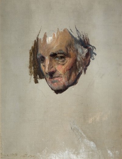 Testa di un vecchio da Francis Montague Holl