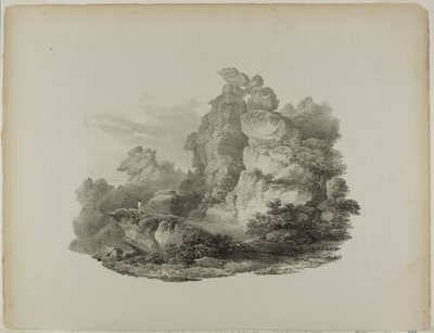 Brimham Rocks, vicino a Pateley Bridge Yorkshire da Francis Nicholson