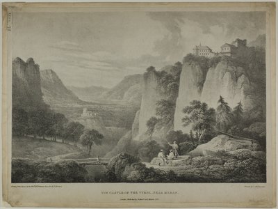 Il castello del Tirolo, vicino a Merano da Francis Nicholson