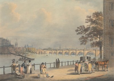 Westminster dalla Riva Sud da Francis Nicholson