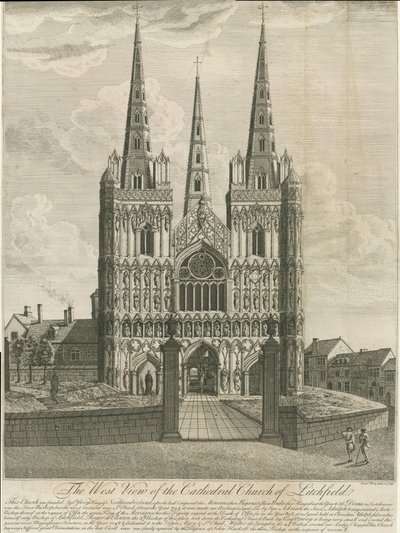 Cattedrale di Lichfield - Facciata Ovest da Francis Perry