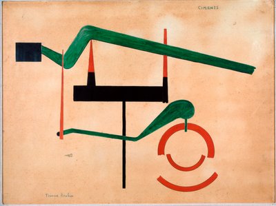 Detrempe Cements di Francis Picabia (1879-1953) 1920 Dim. 55x75 cm Torino, Collezione Ippolito Simonis da Francis Picabia