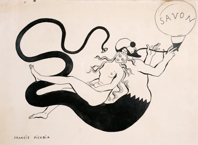 Disegno per il periodico dadaista "La Revue", numero 391, n. 3. da Francis Picabia