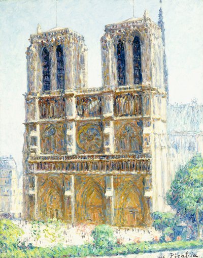 Notre Dame, effetto luce solare da Francis Picabia