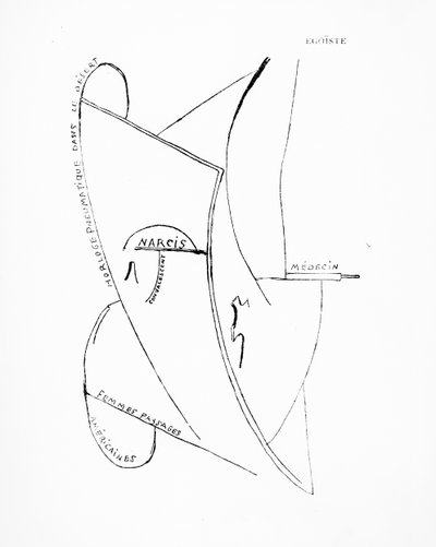 Poemes et Dessins de la Fille nee sans Mere, n. 19, pubblicato dalle Imprimeries Reunies, Losanna. da Francis Picabia