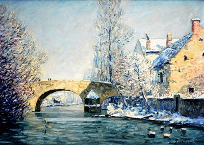 Pont Aubert, effetto neve da Francis Picabia