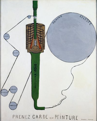 Prenez garde a la peinture (Attenzione alla pittura) da Francis Picabia