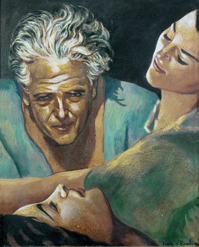 Autoritratto, 1940 circa (olio su tela) da Francis Picabia