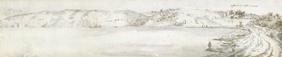 Castello di Oystermouth, c.1678 da Francis Place