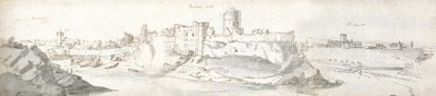 Castello di Pembroke, c.1678 da Francis Place