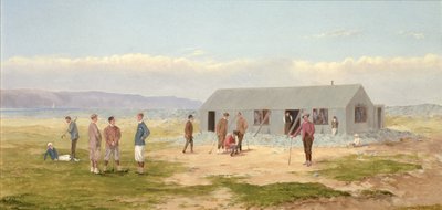 Giocare a golf a Westward Ho! da Francis Powell Hopkins