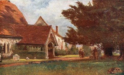 Cimitero della chiesa di Stoke Poges da Francis S. Walker