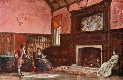 La sala a Stoke Poges Manor da Francis S. Walker