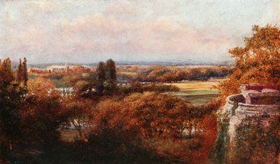 Il Tamigi e Eton dalla terrazza, Castello di Windsor da Francis S. Walker