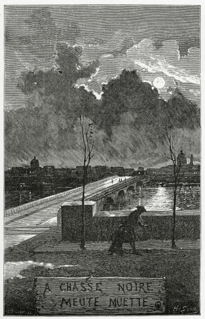 Illustrazione da Les Misérables, XIX secolo da Francis & Scott, Henry Fowke