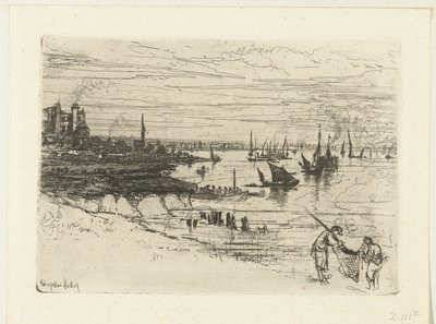 Locanda sul Tamigi da Francis Seymour Haden (Sir) (signed by artist)