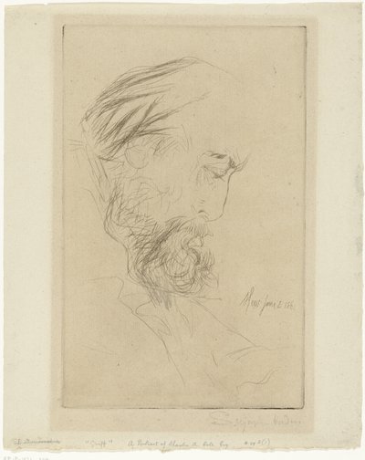 Ritratto di Charles Cole da Francis Seymour Haden (Sir) (signed by artist)
