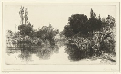 Stagno da Francis Seymour Haden (Sir) (signed by artist)