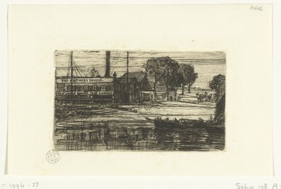 West London Rowing Club da Francis Seymour Haden (Sir) (signed by artist)