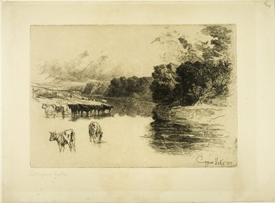 Un fiume del Lancashire da Francis Seymour Haden