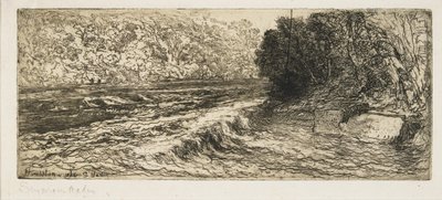 Un buon posto per un salmone da Francis Seymour Haden