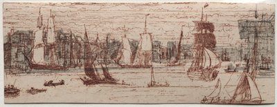 Uno schizzo al largo di Greenwich da Francis Seymour Haden