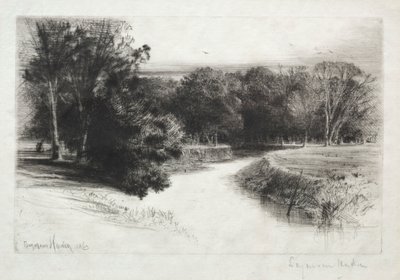 Un tramonto in Irlanda, 1863 da Francis Seymour Haden