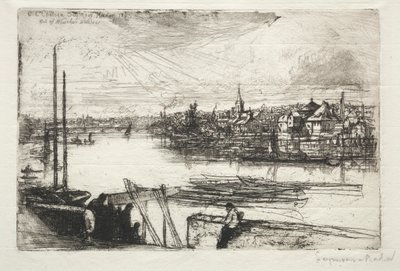 Battersea Reach, 1843 da Francis Seymour Haden