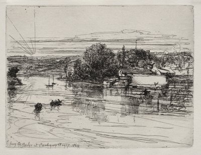 Ponte di Cardigan da Francis Seymour Haden