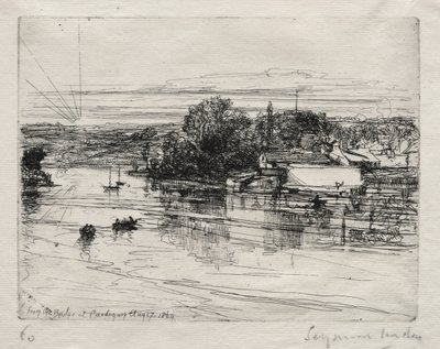 Ponte di Cardigan da Francis Seymour Haden