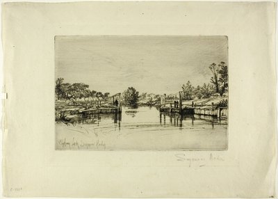 Chiusa di Egham da Francis Seymour Haden