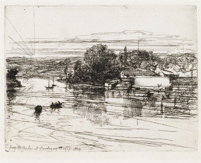 Dal Ponte a Cardigan da Francis Seymour Haden