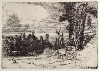 Casa di Horseley a Willesley da Francis Seymour Haden