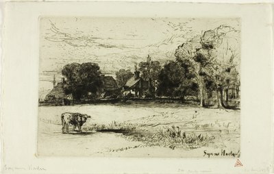 Cottage di Horsley da Francis Seymour Haden