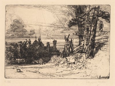 Casa di Horsley a Willesley, 1865 da Francis Seymour Haden