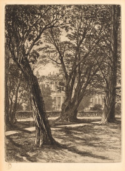 Giardini di Kensington, n. 1 (Piccola lastra) da Francis Seymour Haden