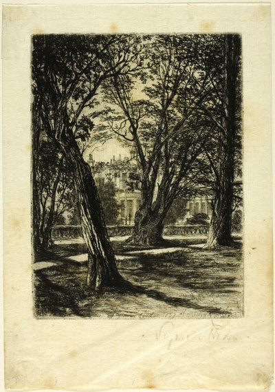 Kensington Gardens, No. I (piccola tavola) da Francis Seymour Haden