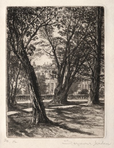Kensington Gardens La Piccola Piastra, 1859 da Francis Seymour Haden